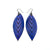 Terrabyte 14 [M] // Leather Earrings - Purple - LIGHT RAZOR DESIGN STUDIO