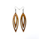 Totem 07 [L] // Wood Earrings - Jatoba