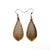 Gem Point 10 [S] // Wood Earrings - Bolivian Rosewood