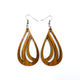 Drop 01 [L] // Wood Earrings - Jatoba