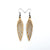 Totem 03 [S] // Wood Earrings - Mahogany
