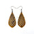 Gem Point 01 [M] // Wood Earrings - Bolivian Rosewood