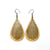 Drop 05 [L] // Wood Earrings - Ash