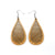 Drop 05 [L] // Wood Earrings - Mahogany