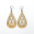 Drop 07 [L] // Wood Earrings - Ash