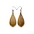 Gem Point 12 [S] // Wood Earrings - Canarywood