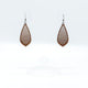 Gem Point 10 [M] // Wood Earrings - Sapele - LIGHT RAZOR DESIGN STUDIO