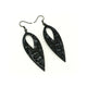 Nativas [06R] // Acrylic Earrings - Black Galaxy, Black