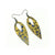 Nativas [06R] // Acrylic Earrings - Celestial Blue, Gold
