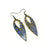 Nativas [03] // Acrylic Earrings - Celestial Blue, Gold