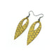 Nativas [04R] // Acrylic Earrings - Celestial Blue, Gold