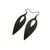 Nativas [01] // Acrylic Earrings - Black Galaxy, Black