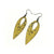 Nativas [03R] // Acrylic Earrings - Celestial Blue, Gold