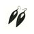 Nativas [13] // Acrylic Earrings - Black Galaxy, Black