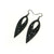 Nativas [06R] // Acrylic Earrings - Black Galaxy, Black