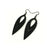 Nativas [05R] // Acrylic Earrings - Black Galaxy, Black