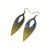 Nativas [01] // Acrylic Earrings - Celestial Blue, Gold
