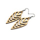Arrowhead 03 [S] // Wood Earrings - Maple - LIGHT RAZOR DESIGN STUDIO